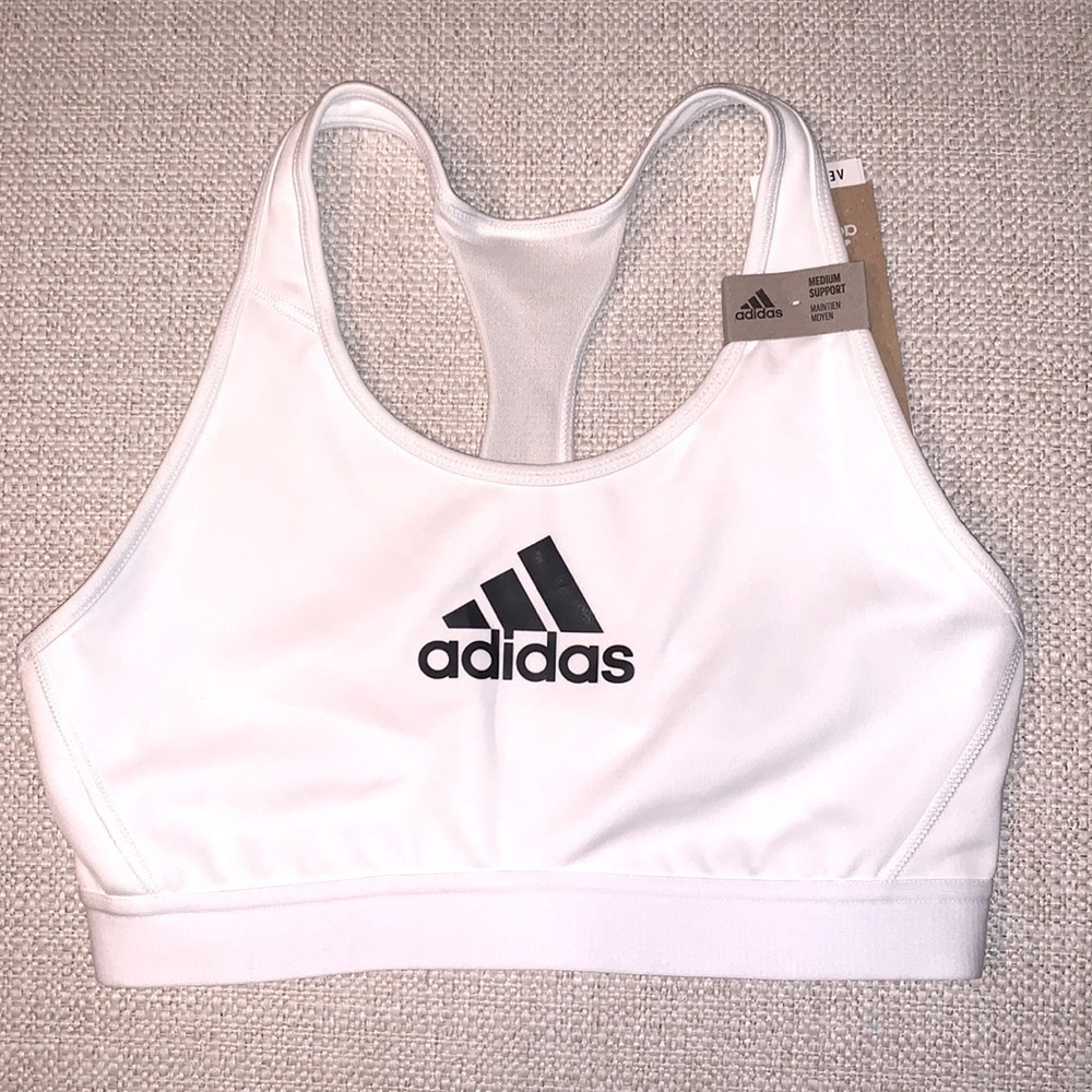 adidas Medium Support Sports Bra - Picture 1 of 5